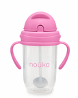 noüka Non-Spill Weighted Straw Cup  9 oz - Blossoms (Sold in Case of 2, Qty of 1=2 products)