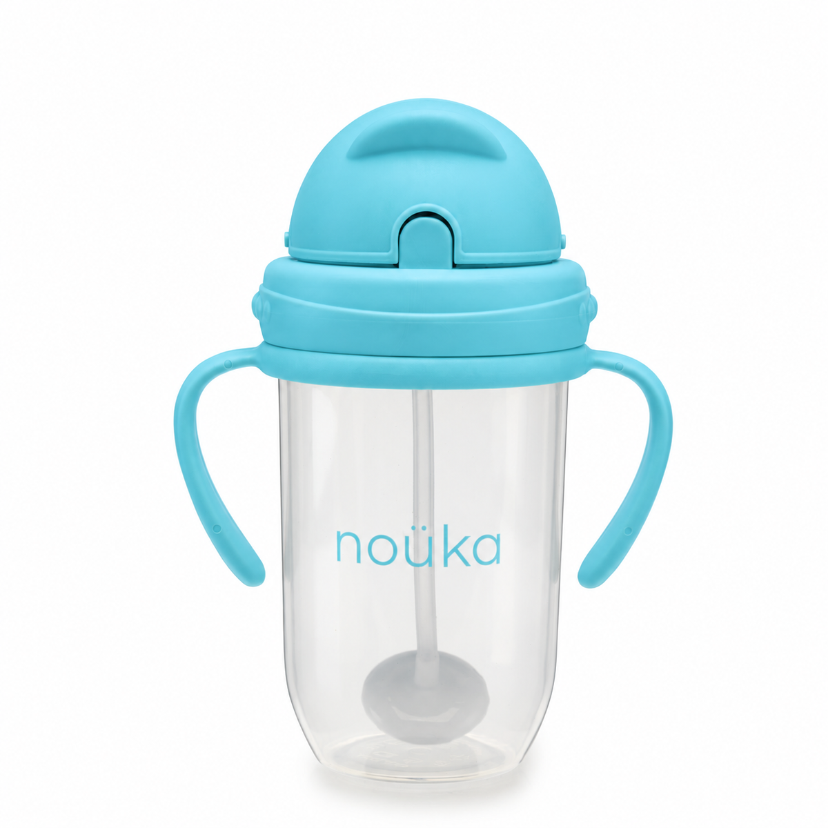 noüka Non-Spill Weighted Straw Cup  9 oz - Clear Skies (Sold in Case of 2, Qty of 1=2 products)