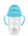 noüka Non-Spill Weighted Straw Cup  9 oz - Clear Skies (Sold in Case of 2, Qty of 1=2 products)