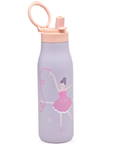 noüka Stainless Steel Drinking Bottle 16 Oz Daisy Collection - Fleur The Ballerina (Min. of 2 PK, Multiples of 2 PK)