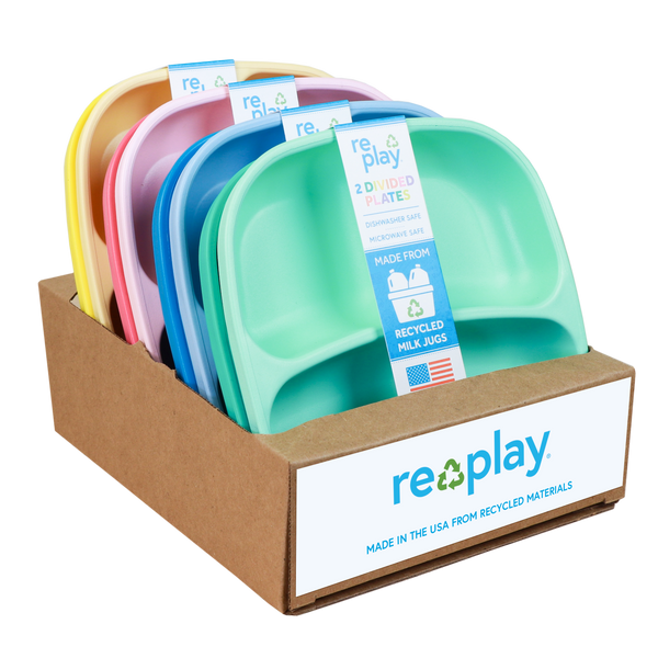 Re-Play Corrugated Tray - Divided Plate (Min. of 2 PK, Multiples of 2 PK)