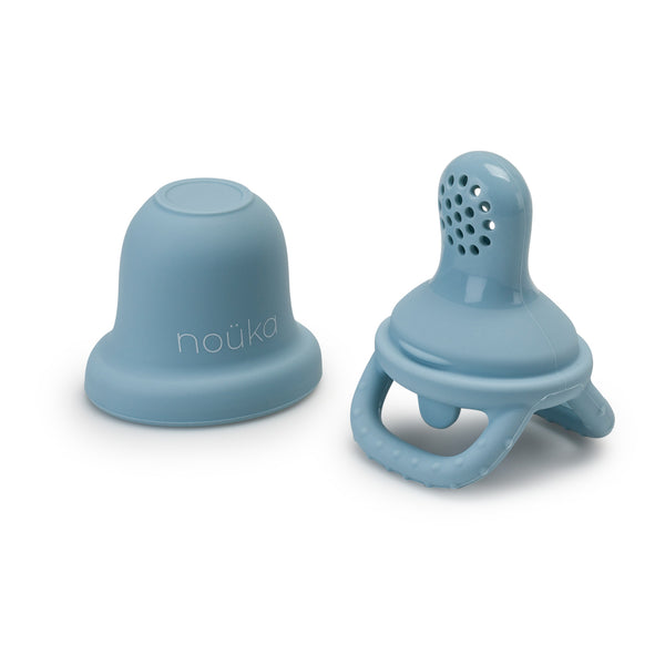 noüka Baby Food Feeder Lily Blue (Min. of 2 PK, Multiples of 2 PK)