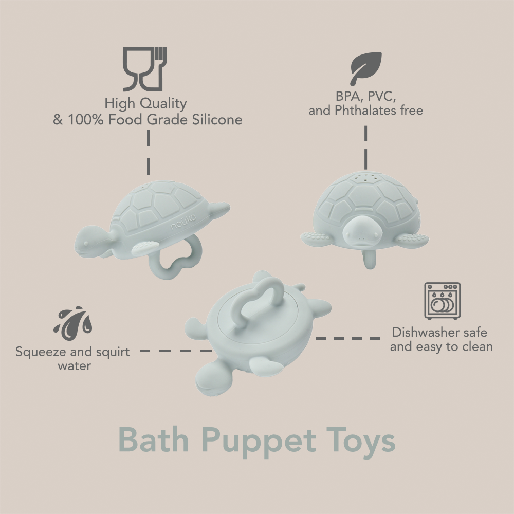 noüka Bath Puppet Toys - Calm Waters (Sold in Case of 2, Qty of 1=2 products)