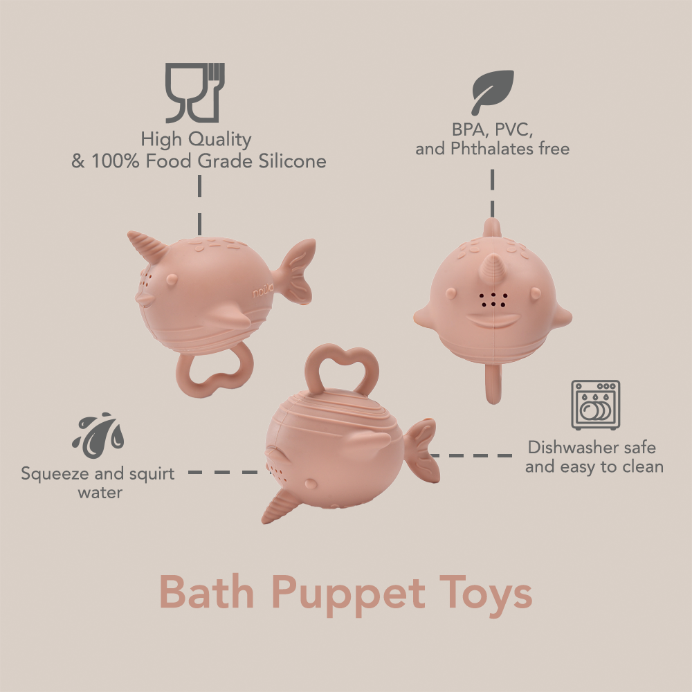 noüka Bath Puppet Toys - Water Dreams (Sold in Case of 2, Qty of 1=2 products)