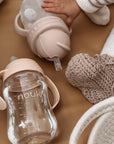 noüka Non-Spill Weighted Straw Cup  9 oz - Blossoms (Sold in Case of 2, Qty of 1=2 products)
