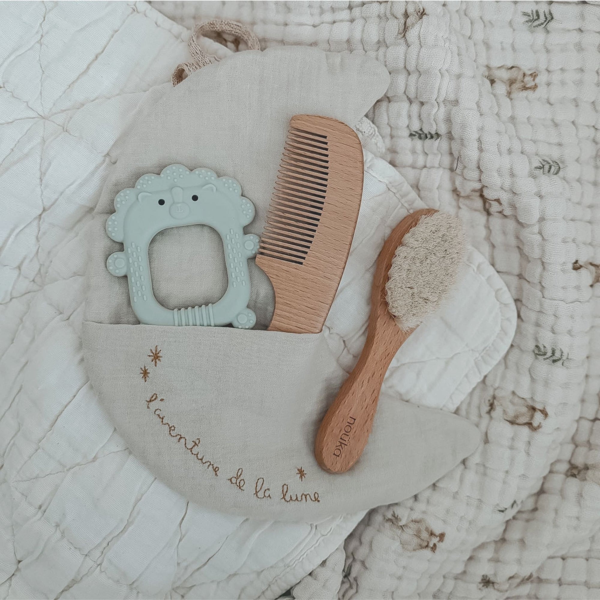 noüka Silicone Teether Toy - Roary the Lion (Sold in Case of 2, Qty of 1=2 products)