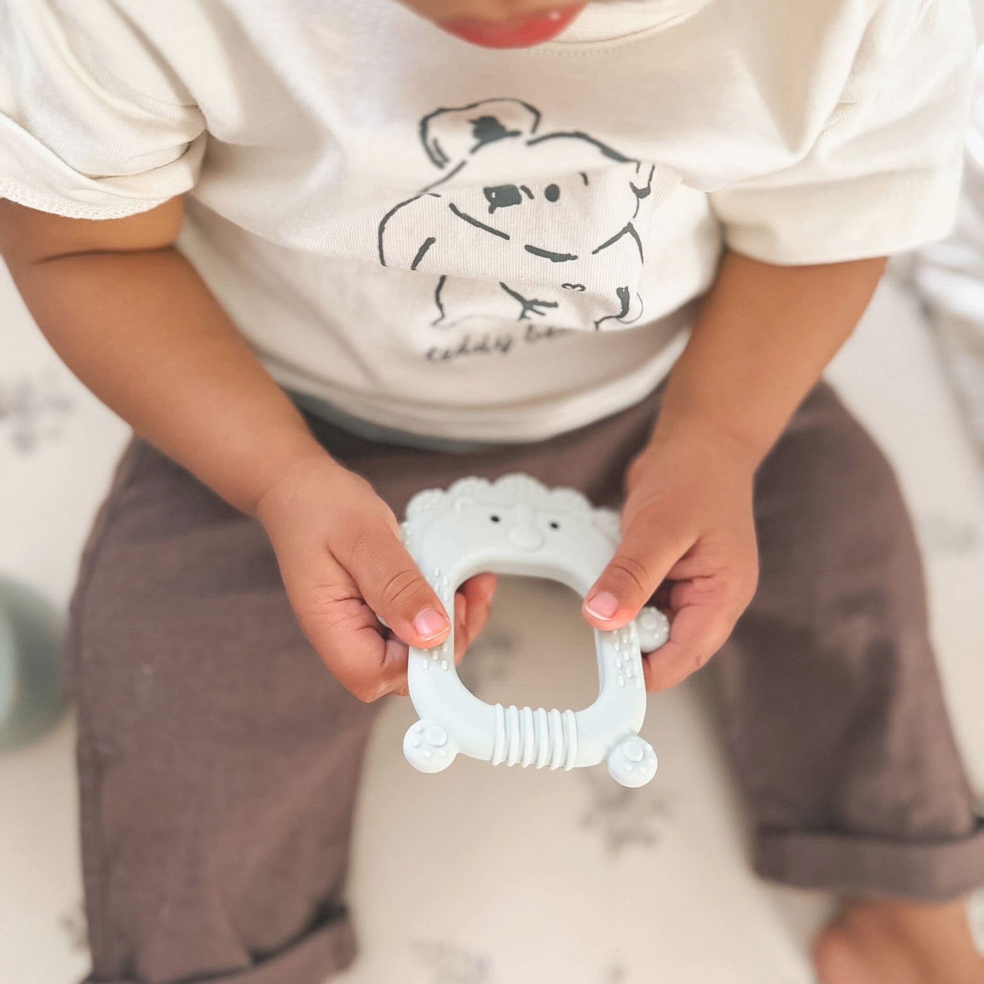 noüka Silicone Teether Toy - Roary the Lion (Sold in Case of 2, Qty of 1=2 products)