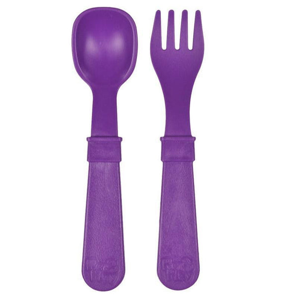 Re-Play 8 PK Packaged Utensils - Amethyst (Min. of 2 PK, Multiples of 2 PK)