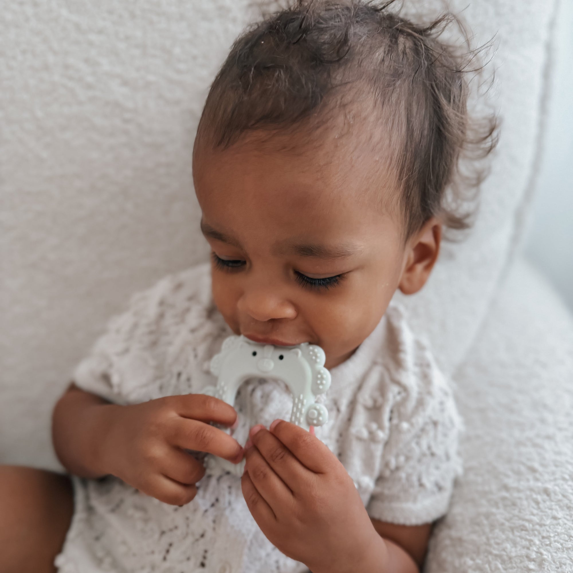 noüka Silicone Teether Toy - Mimzy the Lamb (Sold in Case of 2, Qty of 1=2 products)