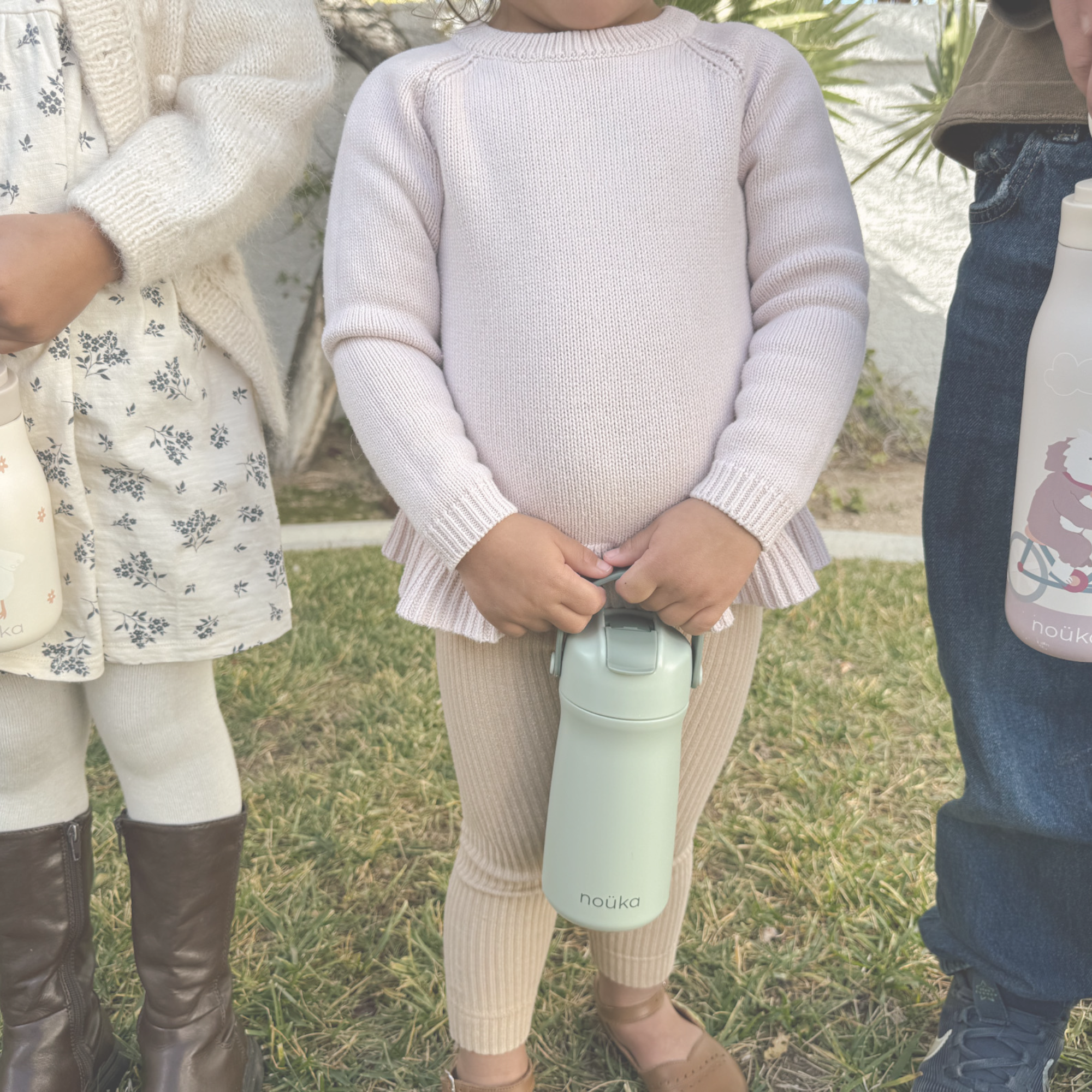 noüka Stainless Steel Drinking Bottle 12 Oz Susan Collection - Moss (Min. of 2 PK, Multiples of 2 PK)