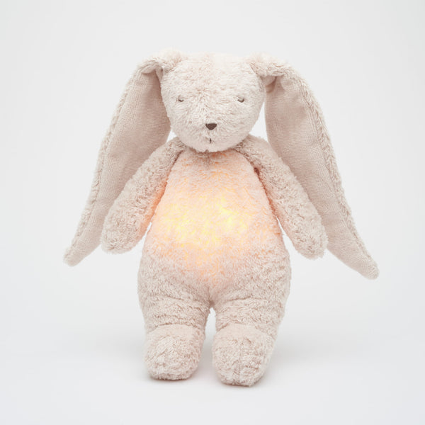 Moonie Organic Humming Bunny With Lamp - Rose (Min. of 2 PK, multiples of 2 PK)