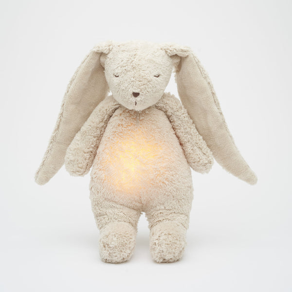 Moonie Organic Humming Bunny With Lamp - Sand (Min. of 2 PK, multiples of 2 PK)