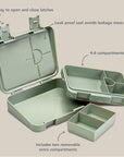 noüka Grand Bento Lunch Box - Deep Ocean (Min. of 2 PK, Multiples of 2 PK)