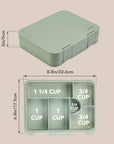 noüka Grand Bento Lunch Box - Moss (Min. of 2 PK, Multiples of 2 PK)