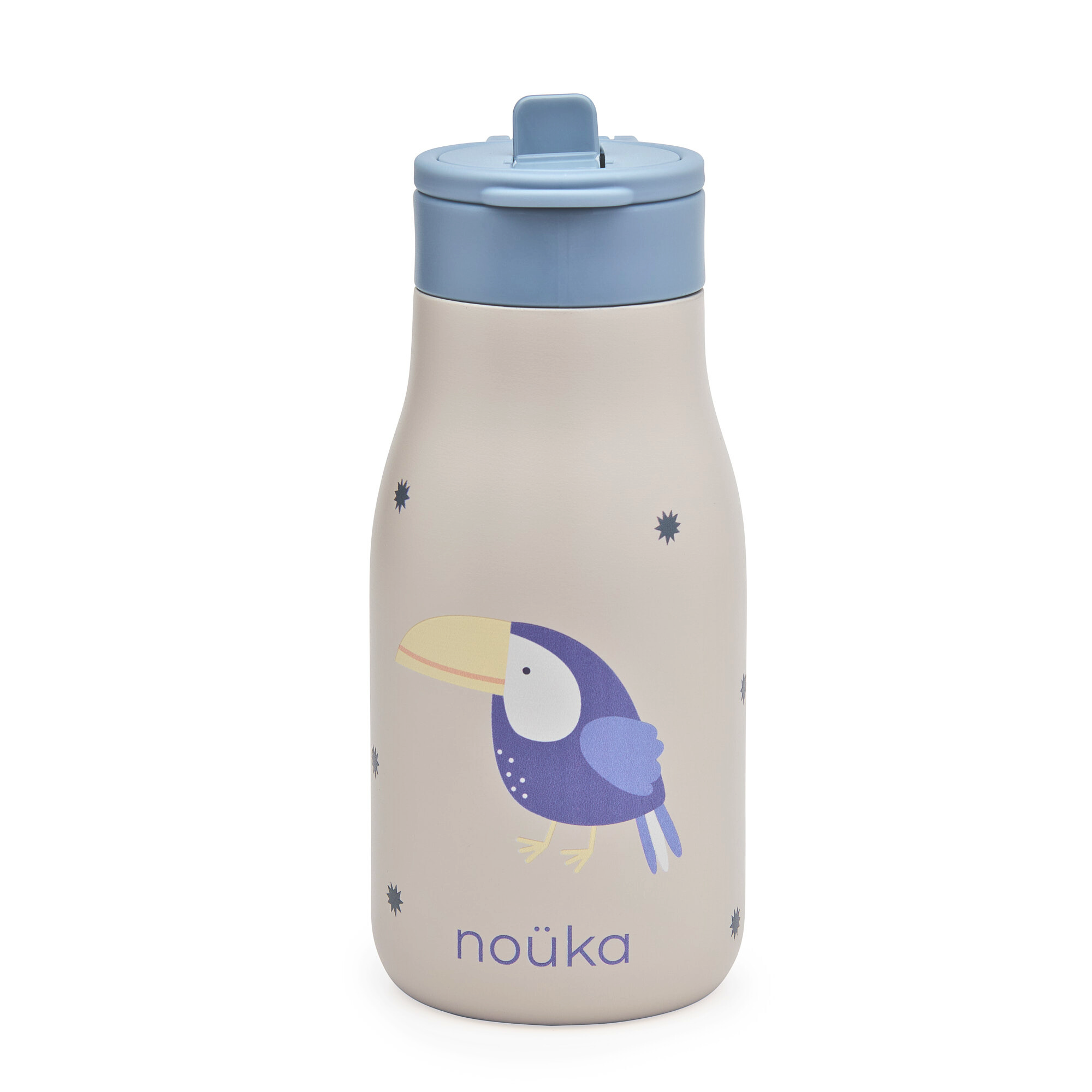 noüka Stainless Steel Drinking Bottle 10 Oz Lucie Collection - Kiko The Toucan (Min. of 2 PK, Multiples of 2 PK)
