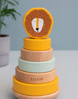 Trixie Wooden stacking toy - Mr. Lion (Min. of 3 PK, multiples of 3 PK)