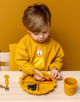 Trixie Waterproof long sleeve bib - Mr. Lion (Min. of 3 PK, multiples of 3 PK)