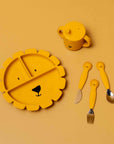 Trixie Silicone cutlery set 3-pack - Mr. Lion (Min. of 2 PK, multiples of 2 PK)