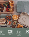 noüka Design Bento Lunch Box -  Space Travel (Min. of 2 PK, Multiples of 2 PK)