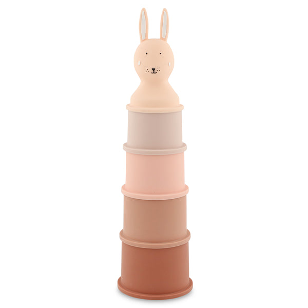 Trixie Stacking cups - 5pcs - Mrs. Rabbit (Min. of 2 PK, multiples of 2 PK)