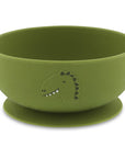 Trixie Silicone bowl with suction - Mr. Dino (Min. of 2 PK, multiples of 2 PK)