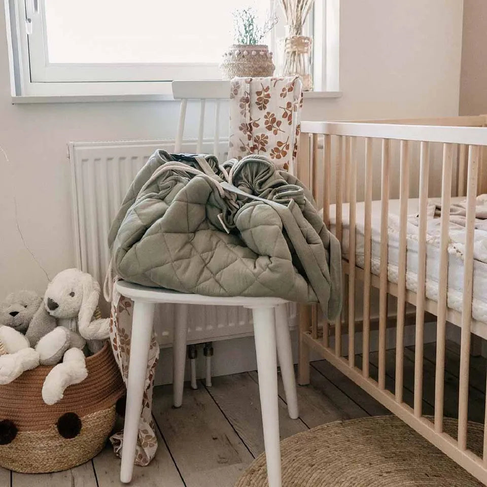 Play&amp;Go Meadow Green organic babymat (Min of 1, multiples of 1)