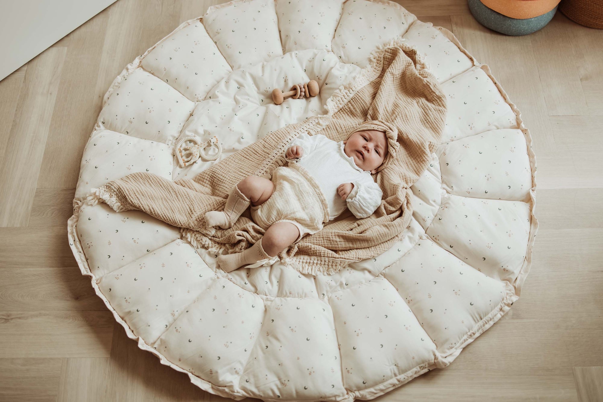 Play&amp;Go Bloom Moon organic babymat (Min of 1, multiples of 1)