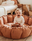 Play&Go Bloom Tawny Brown organic babymat (Min of 1, multiples of 1)