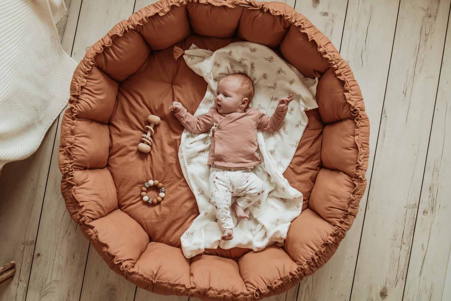 Play&amp;Go Bloom Tawny Brown organic babymat (Min of 1, multiples of 1)