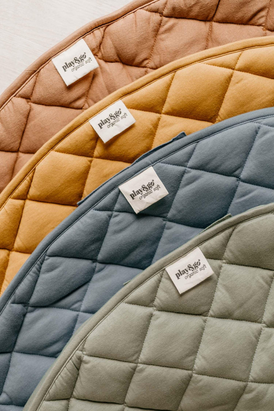 Play&amp;Go Dusty Blue organic babymat (Min of 1, multiples of 1)