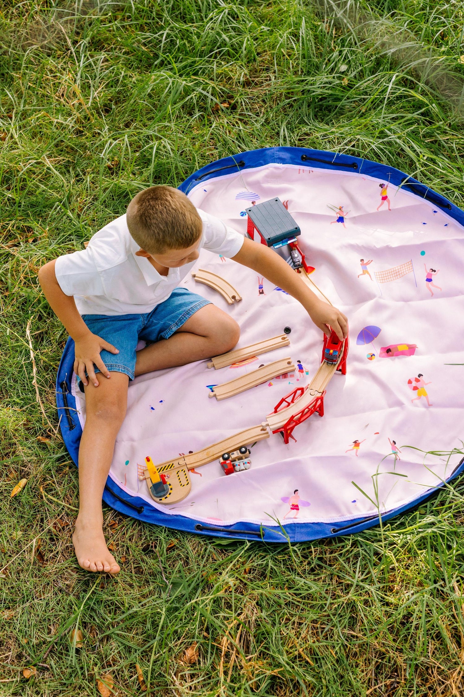 Play&amp;Go noomad Outdoor Playmat &amp; Toy Bag - Beach (Min of 1, multiples of 1)