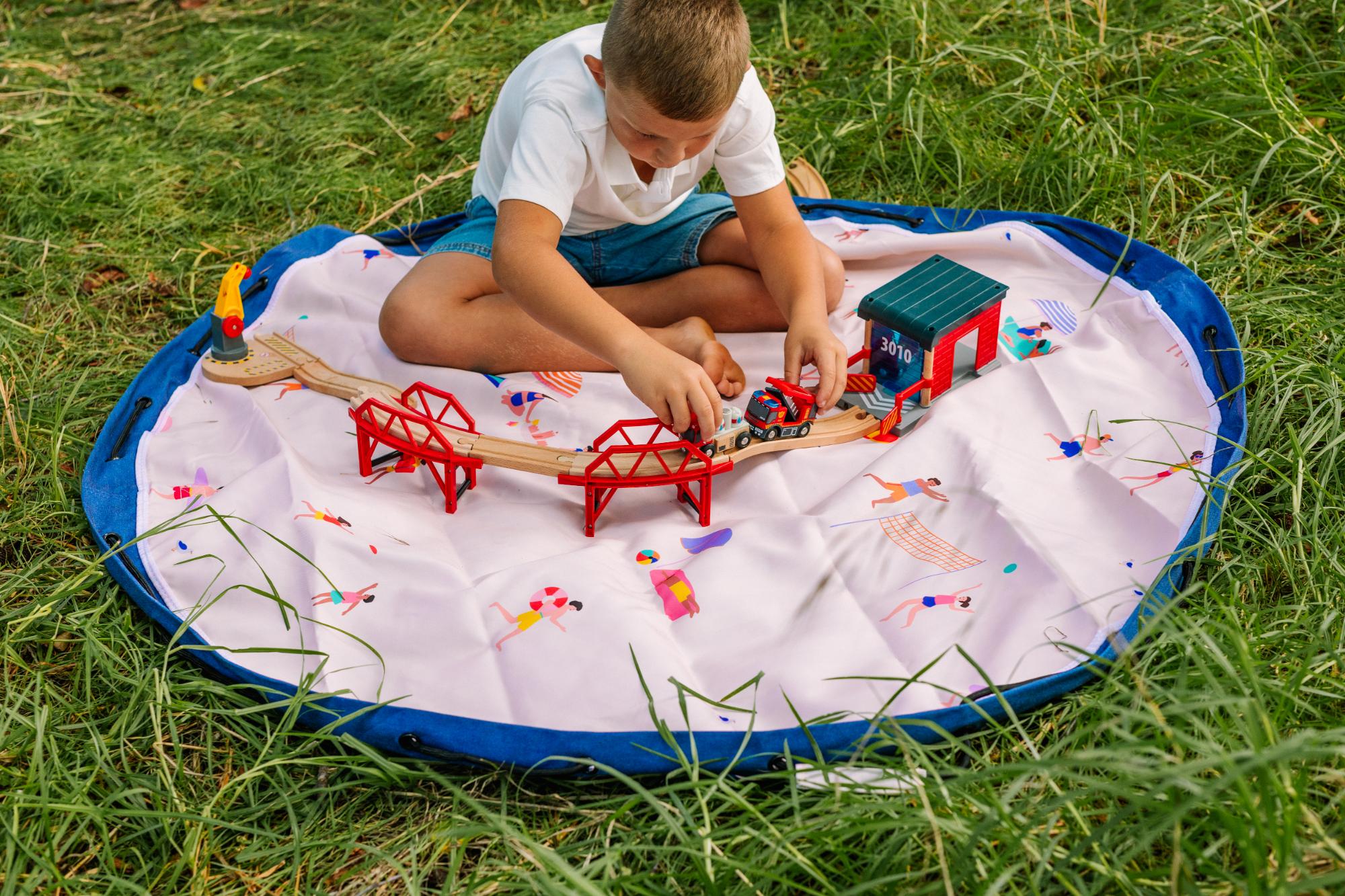 Play&amp;Go noomad Outdoor Playmat &amp; Toy Bag - Beach (Min of 1, multiples of 1)