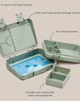 noüka Bento Chill Lunch Box - Soft Blush (Min. of 2 PK, Multiples of 2 PK)