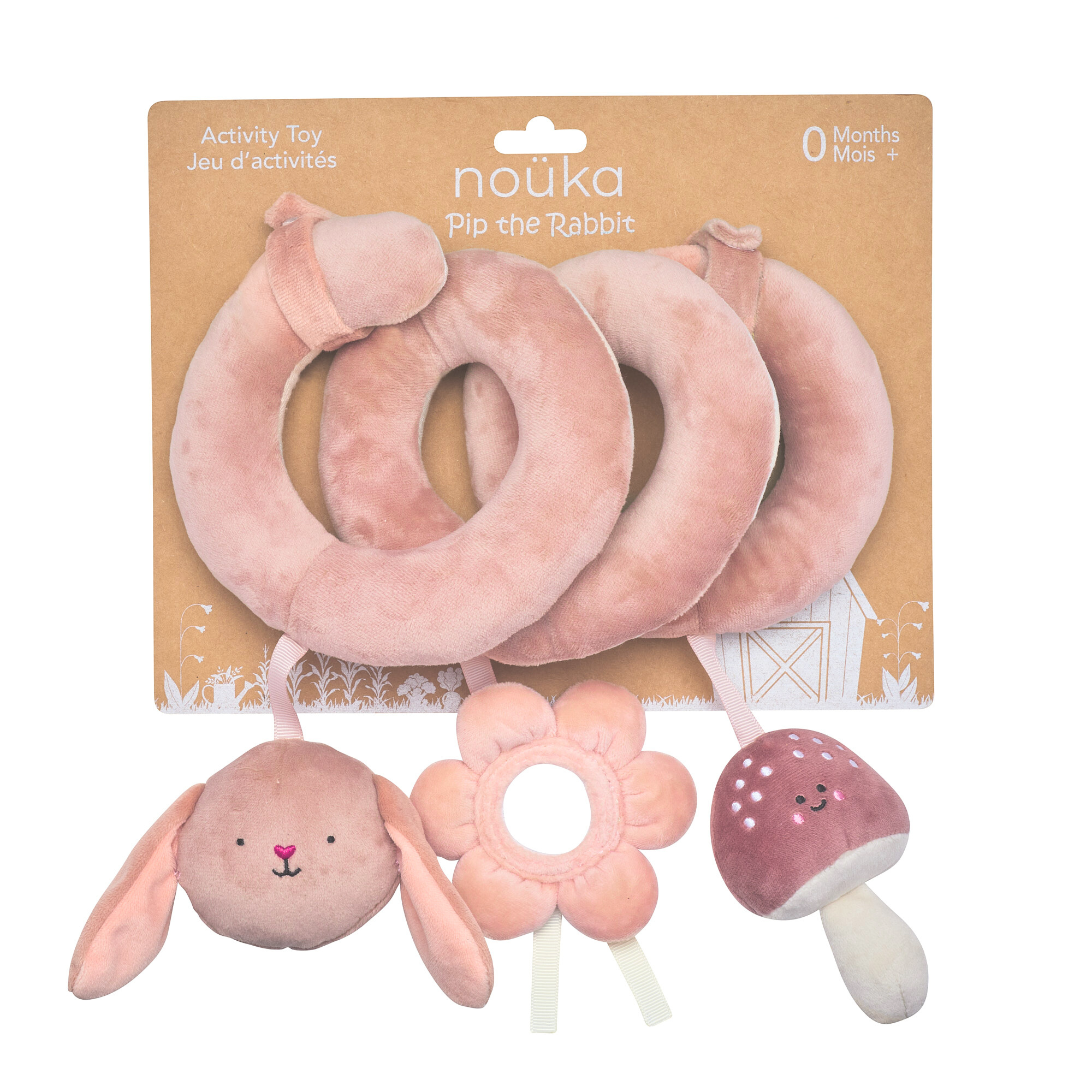 noüka Spiral Activity Toy - Pip the Rabbit (Sold in Case of 2, Qty of ...