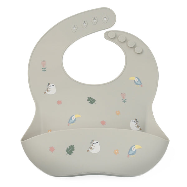 noüka Design Bib -  Sloth Jungle (Min. of 2 PK, Multiples of 2 PK)