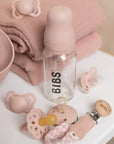 BIBS Baby Glass Bottle Complete Set Latex 110ml Dusky Lilac (Min. of 2 PK , multiples of 2 PK) - MAIGHAN DISTRIBUTION CANADA