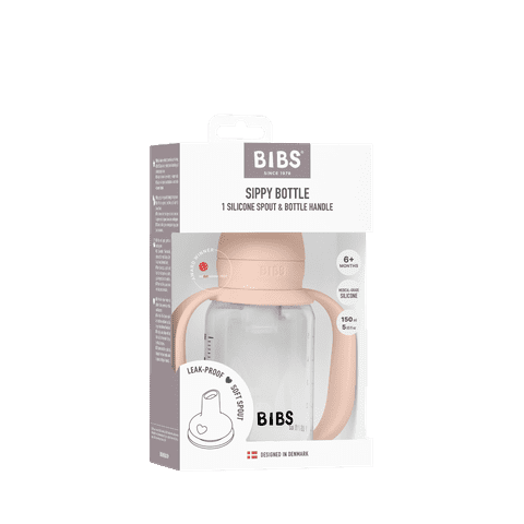 BIBS Baby Sippy Bottle Spout Silicone 1 pack 150 ml Blush (Min. of 2 PK , multiples of 2 PK) - MAIGHAN DISTRIBUTION CANADA