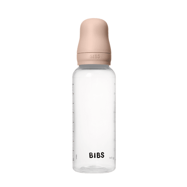 BIBS BPA - Free PP Baby Bottle Round Latex 1 pack 270 ml Medium Flow Blush (Min. of 2 PK , multiples of 2 PK) - MAIGHAN DISTRIBUTION CANADA
