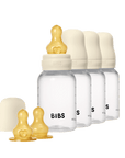 BIBS BPA - Free PP Baby Bottle Round Latex 4 pack 150 ml Ivory (Min. of 2 PK , multiples of 2 PK) - MAIGHAN DISTRIBUTION CANADA