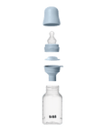 BIBS BPA - Free PP Baby Bottle Round Silicone 1 pack 150 ml Slow Flow Baby Blue (Min. of 2 PK , multiples of 2 PK) - MAIGHAN DISTRIBUTION CANADA