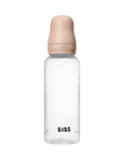 BIBS BPA - Free PP Baby Bottle Round Silicone 1 pack 270 ml Medium Flow Blush (Min. of 2 PK , multiples of 2 PK) - MAIGHAN DISTRIBUTION CANADA