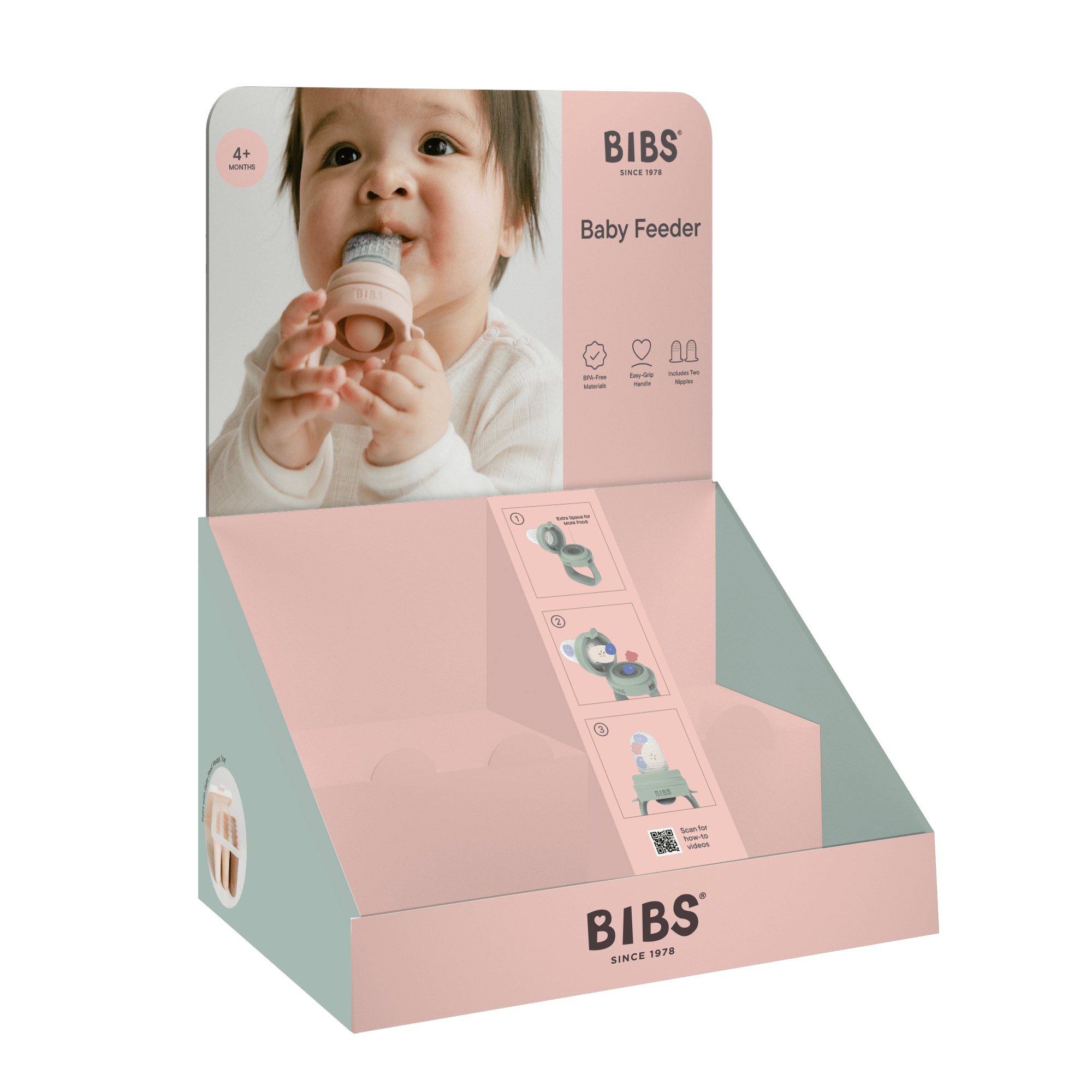 BIBS Countertop Baby Feeder Display - MAIGHAN DISTRIBUTION CANADA