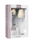 BIBS Grow and Flow BPA - Free PP Baby Bottle Round Silicone Set 150 ml / 270ml Ivory (Min. of 2 PK , multiples of 2 PK) - MAIGHAN DISTRIBUTION CANADA