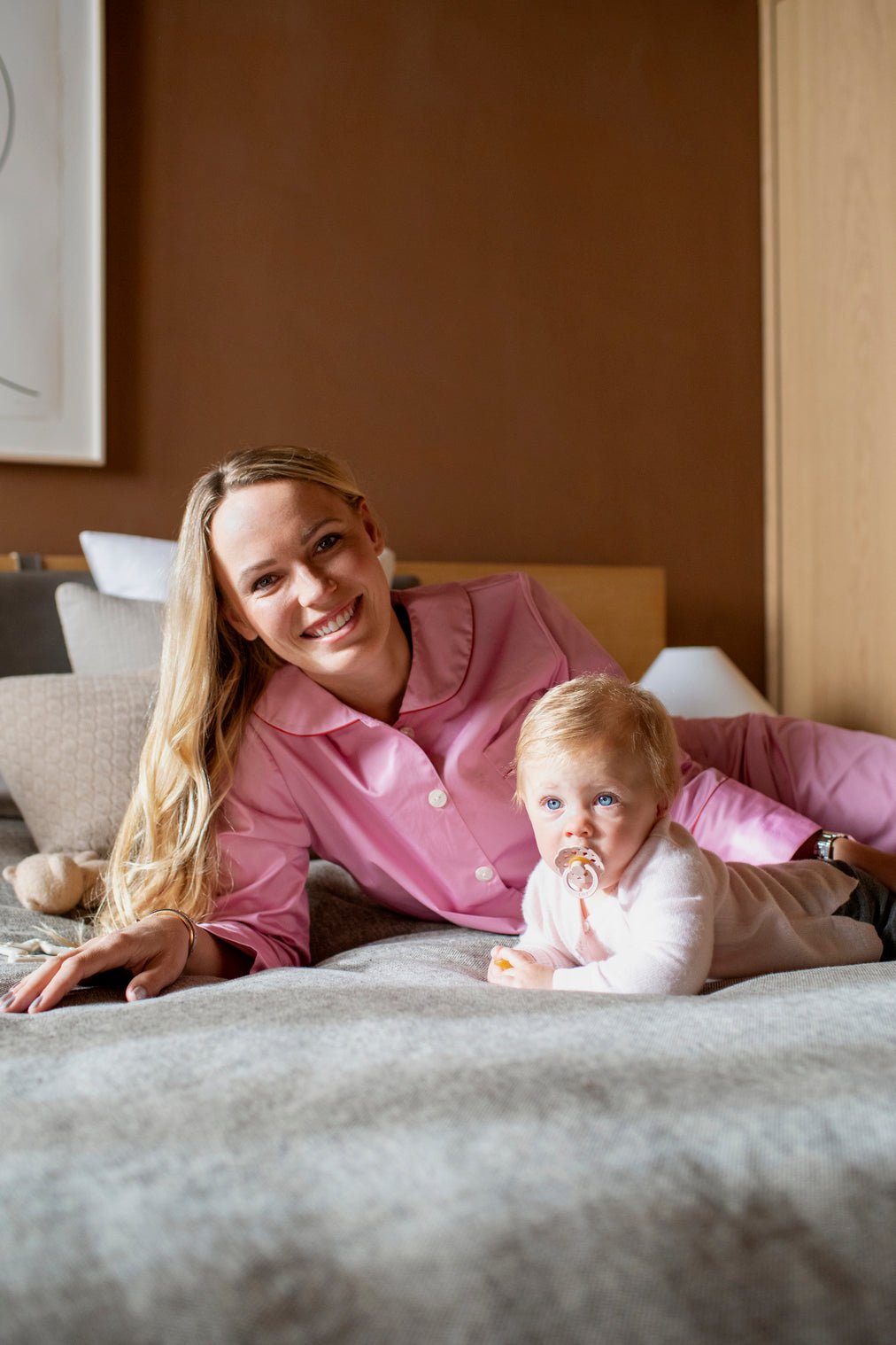 BIBS® Pacifier Boheme Latex 2 PK Dusty Pink/Coral (Min. of 2 PK, multiples of 2 PK) - MAIGHAN DISTRIBUTION CANADA