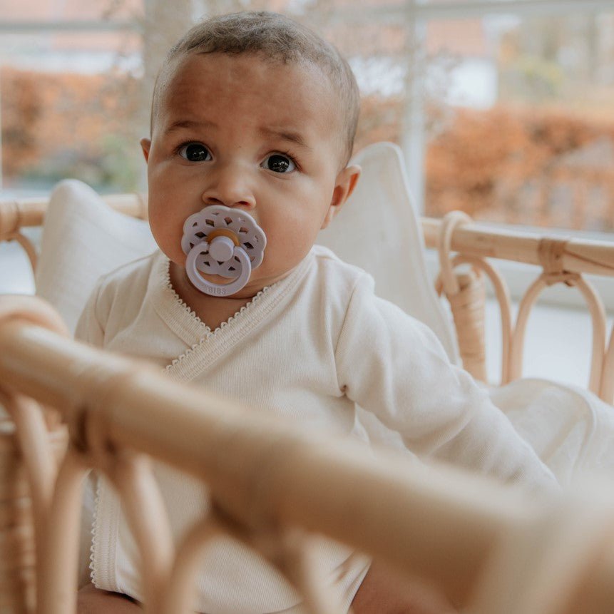 BIBS Pacifier Boheme Latex 4 PK Ivory/Blush/Blossom/Dusky Lilac(Min. of 2 PK, multiples of 2 PK) - MAIGHAN DISTRIBUTION CANADA