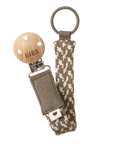 BIBS Pacifier Clip Dark Oak / Vanilla ONE SIZE (Min. of 2 PK , multiples of 2 PK) - MAIGHAN DISTRIBUTION CANADA