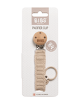 BIBS Pacifier Clip Knitted - Vanilla (Min. of 2 PK , multiples of 2 PK) - MAIGHAN DISTRIBUTION CANADA