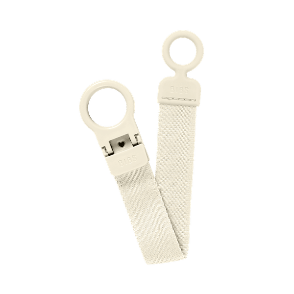 BIBS Pacifier Clip Loop - Ivory (Min. of 2 PK , multiples of 2 PK) - MAIGHAN DISTRIBUTION CANADA