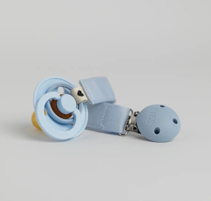 BIBS Pacifier Clip Ribbon - Blush (Min. of 2 PK , multiples of 2 PK) - MAIGHAN DISTRIBUTION CANADA