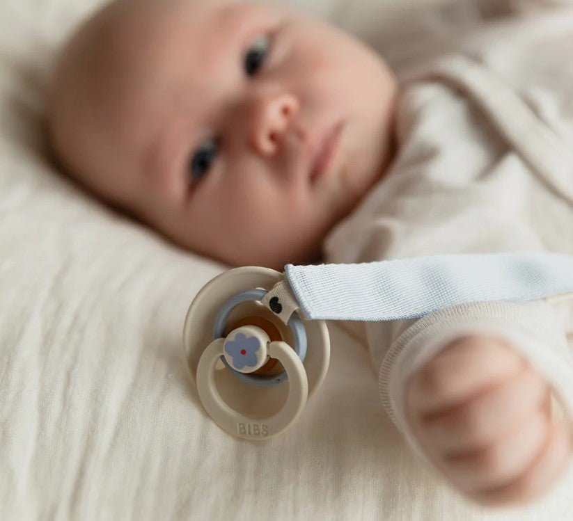 BIBS Pacifier Clip Ribbon - Blush (Min. of 2 PK , multiples of 2 PK) - MAIGHAN DISTRIBUTION CANADA